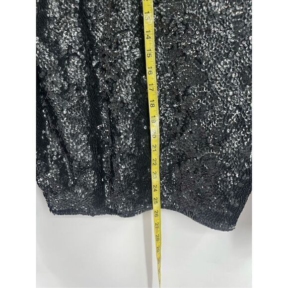 Vintage Imperial Fashion Black Sequins Lambswool Full-Zip Sweater Jacket Size 42 - Picture 7 of 9